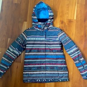 Roxy snowboarding/ski jacket. Size M